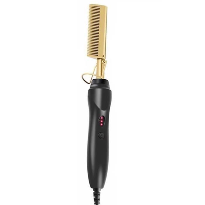 Lisseur électrique Multifonction En Cuivre - Pour Cheveux Raides Et Bouclés - Neuf - Soin Capillaire