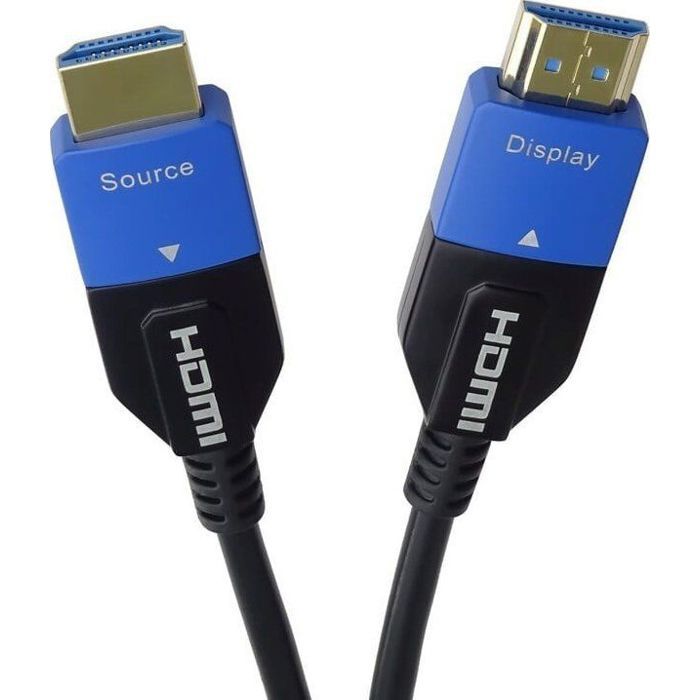 Câble optique HDMI 2.1 - PREMIUMCORD - KPHDM21M15 - 15m - 8K60Hz - Ultra haut débit