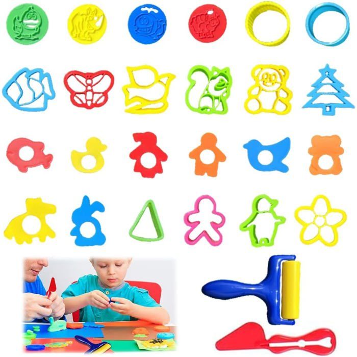 Kit d'outils de pâte à modeler, 23 pièces d'outils de pâte à, ensemble d'outils