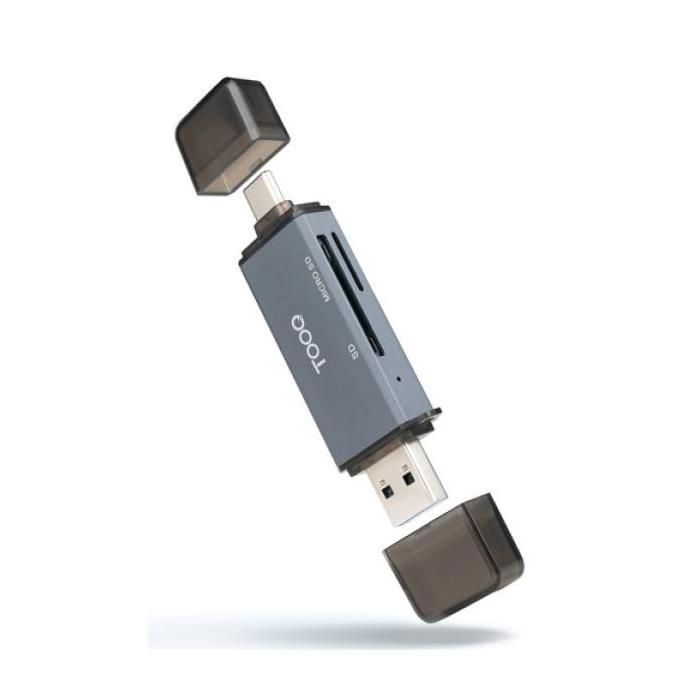 TooQ TQR lecteur de carte mémoire USB 3.0 Type AType C Neuf - vue 5