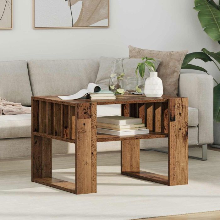 VIDAXL Table basse rectangulaire en bois dingénierie marron 66 x 495 x 45 cm