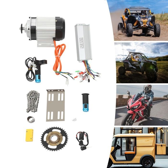 Kits de moteurs sans balais Moteur de conversion pour tricycle 48V 1000W