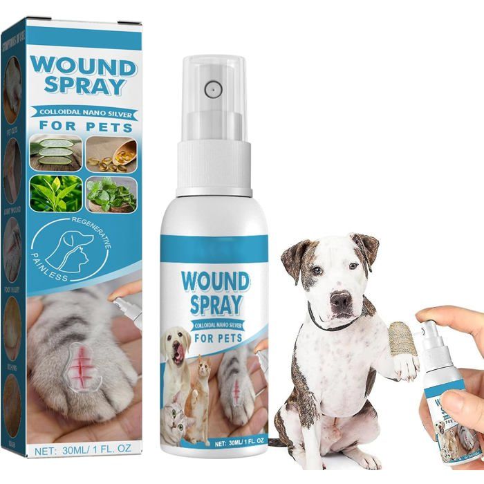 Spray Antiseptique Pour Chiens Spray Guérison Plaies Spray Guérison pour Animaux Pansement Liquide pour Plaies Spray Cicatrisation Spray Antiseptique Pour Chiens Spray Guérison Plaies Spray Guérison pour Animaux Pansement Liquide pour Plaies Spray Cicatrisation