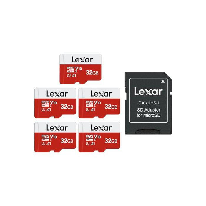 Carte Micro SD Lot de 5 Cartes jusquà 100 Mo/ Série E X5 LMSESXX032G B5AAA Limitée Étanche