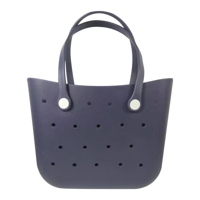 Panier De Rangement Douche Portable En Caoutchouc - 40x31 Cm, Design Tendance, Pour Plage, Piscine, Salle De Bain