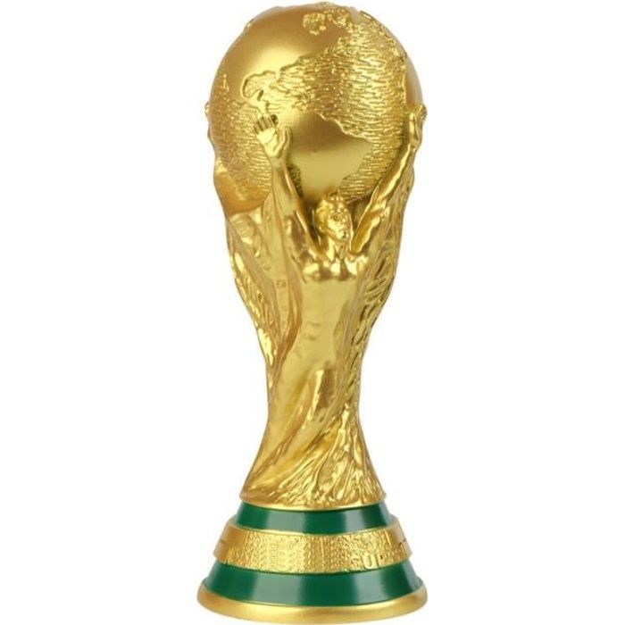 Trophée d'or de Football, Trophée de Coupe du Monde, Réplique de Coupe du  Monde en Résine - 21 cm - Cdiscount