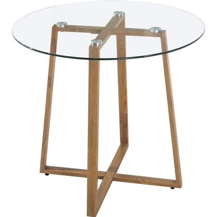 Pied Pour Table Ronde Verre Achat Vente Pas Cher