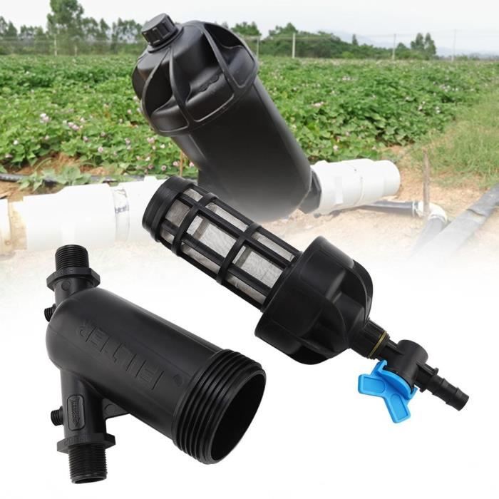 Filtre de tuyau d'arrosage, filtre à maille fine pour bassin de jardin,  filtre de pompe à eau d'irrigation, filtre à eau en ligne pour tuyau