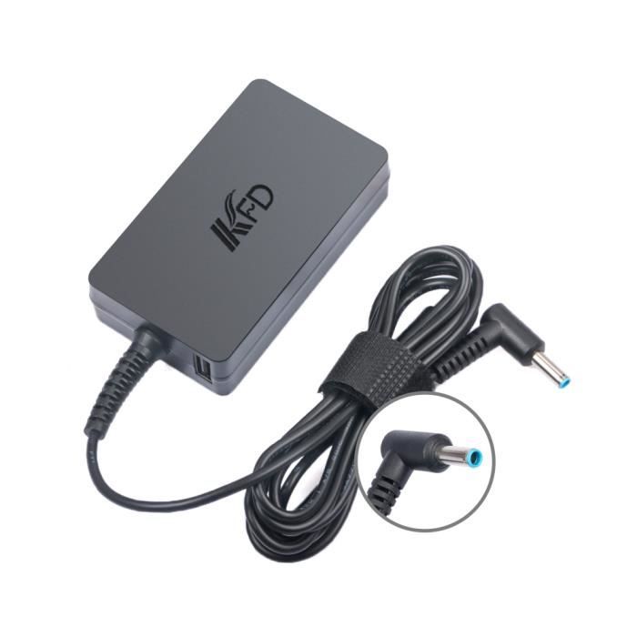 Chargeur Adaptateur 45W HP - 19.5V 2.31A - Pointe Bleue - Pour Chromebook Et Pavilion - Neuf