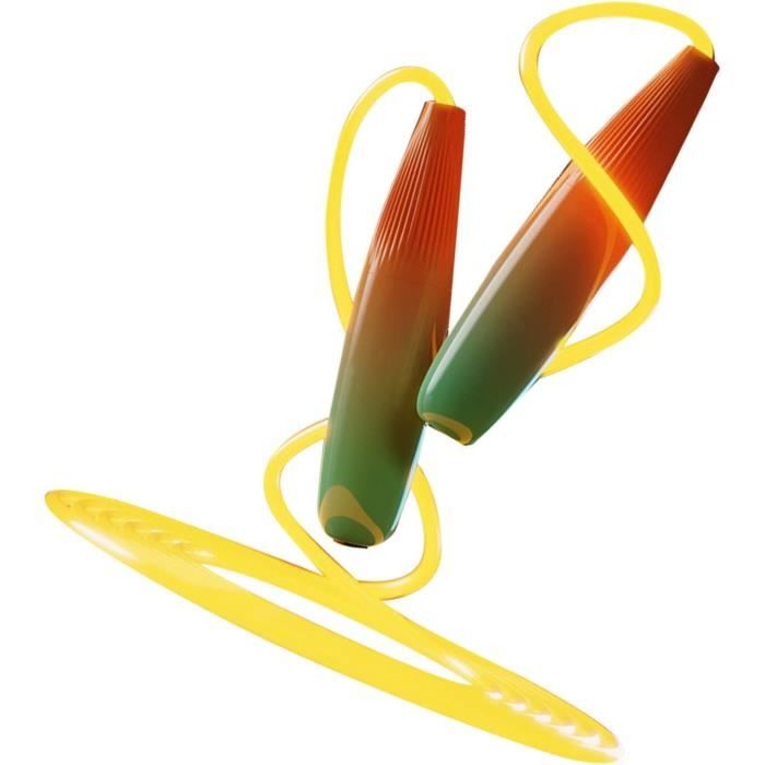 Corde à Sauter Vitesse Rush Athletics Jaune/Noir - Idéale Boxe, Cardio, Fitness 3,35m