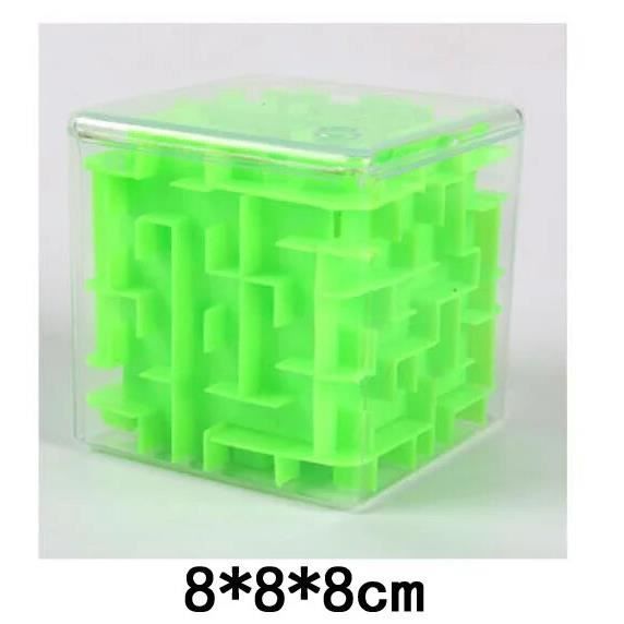 Puzzle Labyrinthe 3D Avec Bille En Acier - Cube Magique Double Usage - Casse-tête Stimulant Pour Adolescents Et Adultes - 2 Pièces