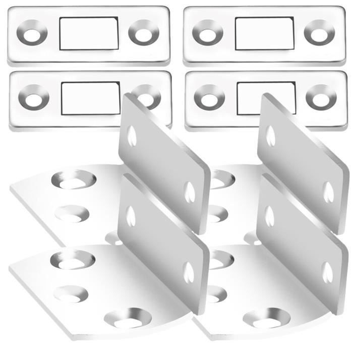 Lot De 16 Attaches De Serrure De Porte Auto Universelles - 8 Modèles - En Métal Pour Pare-chocs, Plaque D'immatriculation, Panneaux Intérieurs