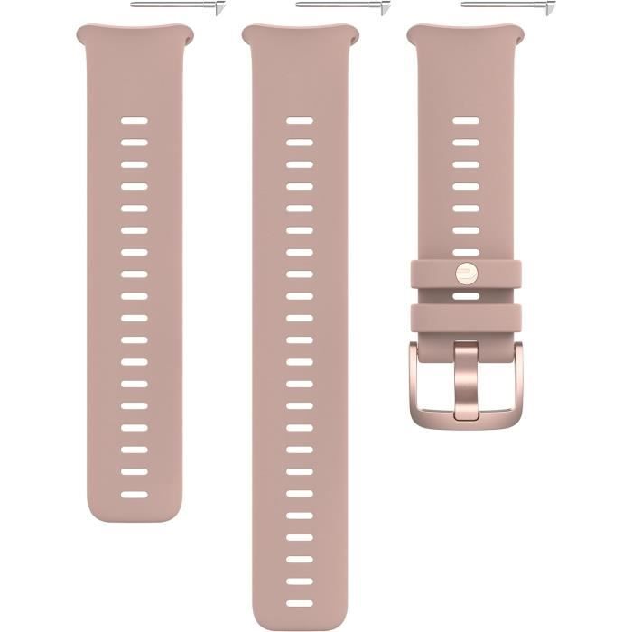 Fossil Bracelet Silicone Interchangeable 20mm - Rose - Pour Montre Unisexe - Style Décontracté