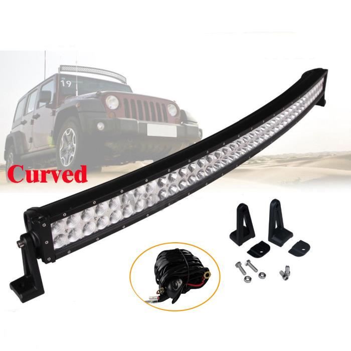 Willpower Barre de Led 4x4 51cm 510W Faisceau Combo Barre Led 12V  Imperméable 9D Barre à Led pour Voiture 4x4 Camion Tracteur Bateau SUV ATV  UTV