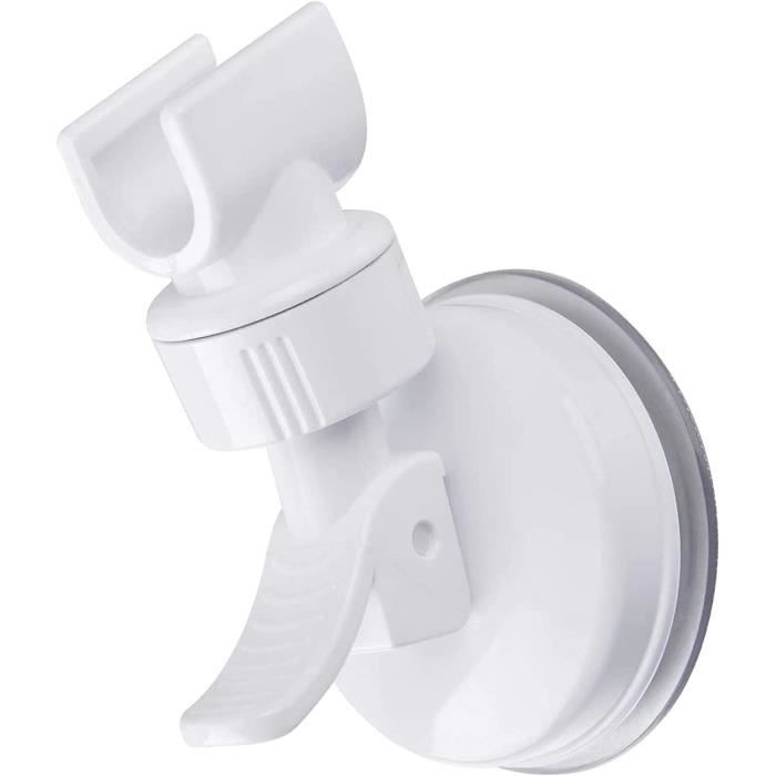 Lot De 2 Supports De Pommeau De Douche Sans Perçage - Ventouse Puissante - Réglable 360° - Pour Tête De Douche Ou Douchette Main - 10