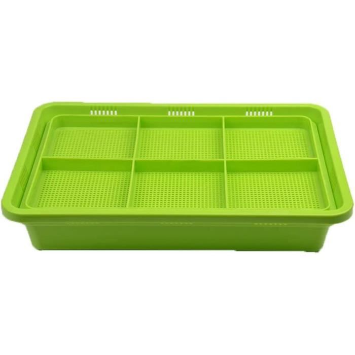 Serre De Germination EarlyGrow Avec Dôme Bombé Et Rallonge - Plateau Polypropylène Vert - Pour Semis Et Jeunes Plantes