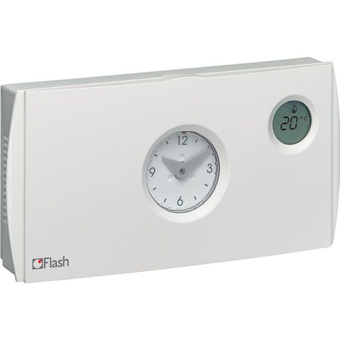 Thermostat ambiance programmable HAGER 56511 … Cdiscount Bricolage