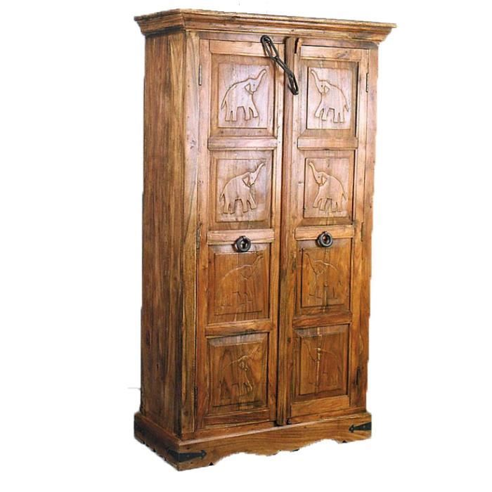 Maharadja Armoire Sculptee Hindi Finition Palissandre 100 Achat Vente Armoire De Chambre Maharadja Armoire Sculptee Soldes Sur Cdiscount Des Le 20 Janvier Cdiscount