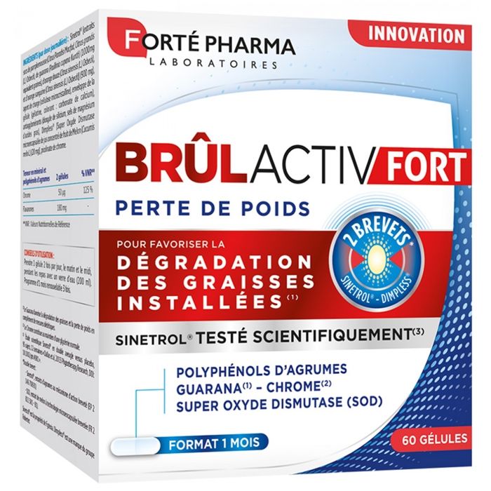 Meilleurs prix pour Forté Pharma Brûlactiv Fort 60 gélules