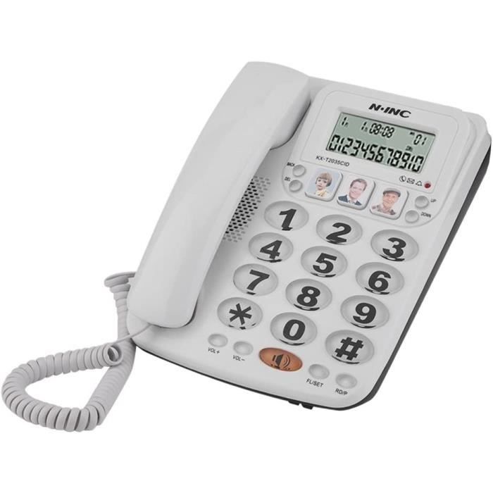 Telephone Filaire avec Identification de l'appelant