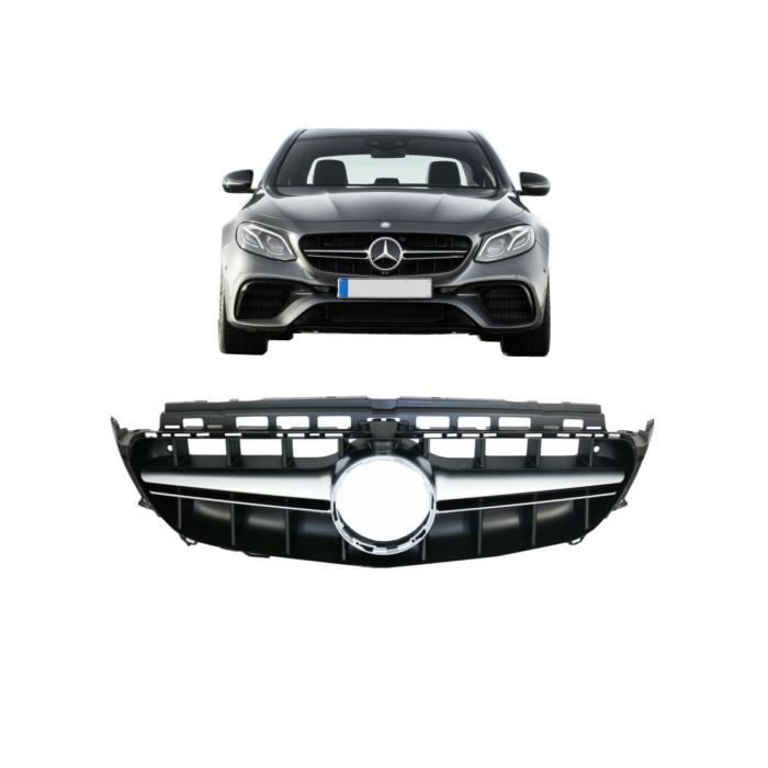 Calandre Pour Mercedes Classe E W213 S213 C238 A238 16 Chrome Noir Amg E63 Look Achat Vente Kit Carrosserie Calandre Pour Mercedes Clas Cdiscount
