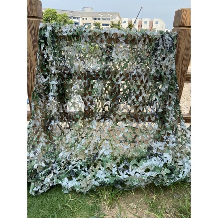 Filet de camouflage - JUNGLE CAMOUFLAGE - 3m x 5m - Tissu Oxford 210D - Personnalisable - Vert