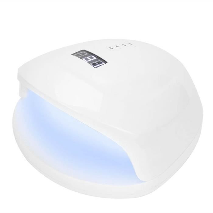 Tbest lampe a ongles UV LUGX 60W Rechargeable Gel Polish Nail Curing Machine LED UV Nail Dryer Lamp 100 240V EU Plug Cdiscount Electromenager