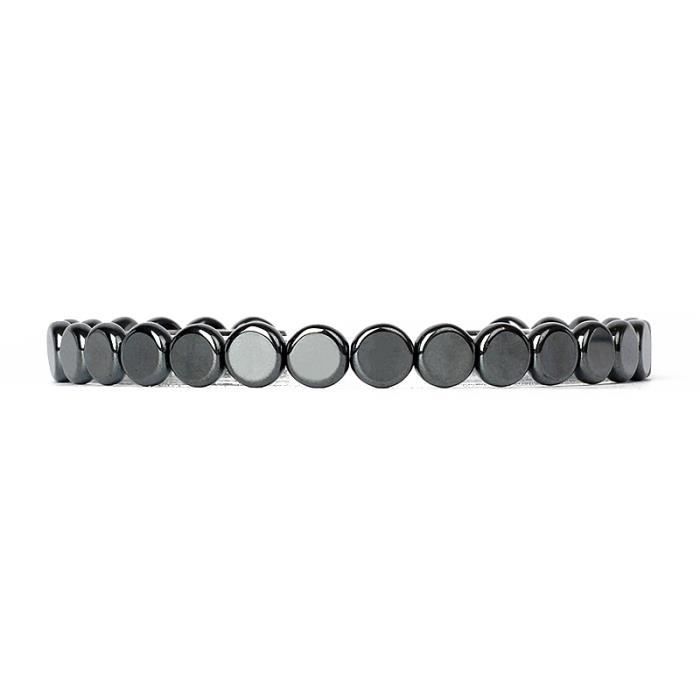 Bracelet En Hématite Sur Mesure Pour Homme, Femme Ou Enfant – Fait Main, Sans Fermoir