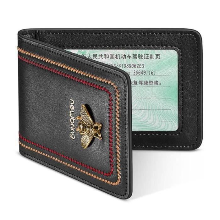 Porte-cartes Cuir Nappa AKSHIDE - Laissez-passer Bus/train, Permis - EB-S22