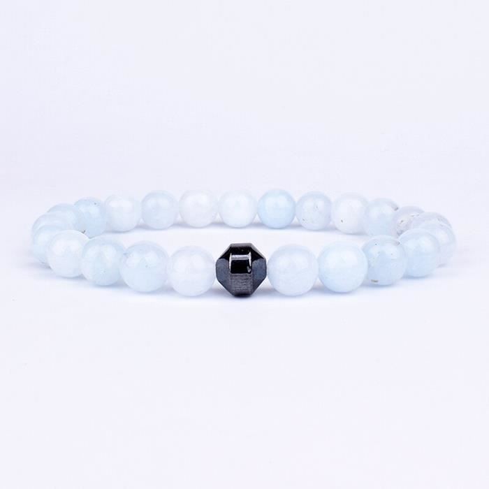 Bracelet En Pierre D'hématite Naturelle Pour Homme, Lot De 2 Pièces, De Luxe, Contre-indiqué, Pour Méditation, Perles, 2025