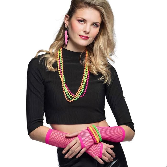 Ensemble D'accessoires De Costume Des Années 80 Pour Femme