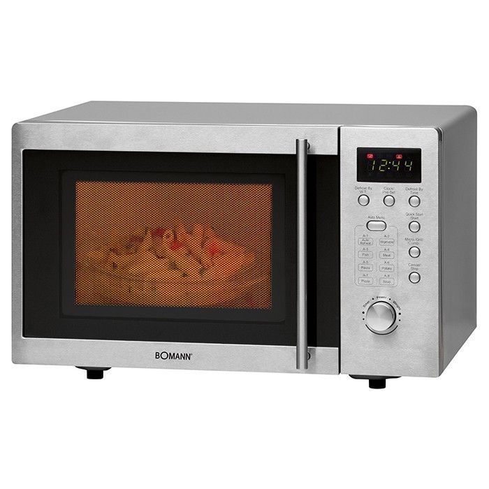Four micro-ondes grill 20L - BOMANN MWG 2211 U CB - 800W - Gris - Bomann