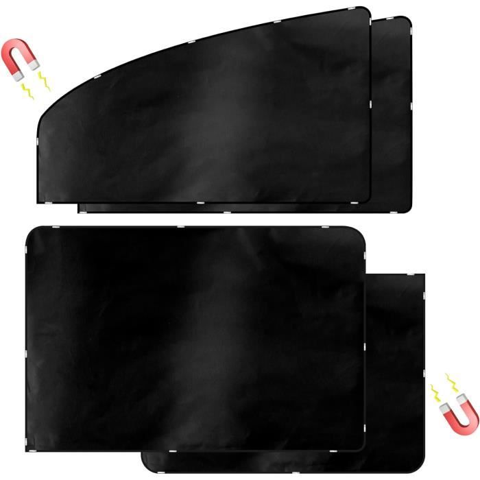 Rideaux Magnétiques Anti-UV Pour Voiture – Protection Solaire, Isolation Thermique, Respect De L’intimité – Universel Fenêtre Latérale