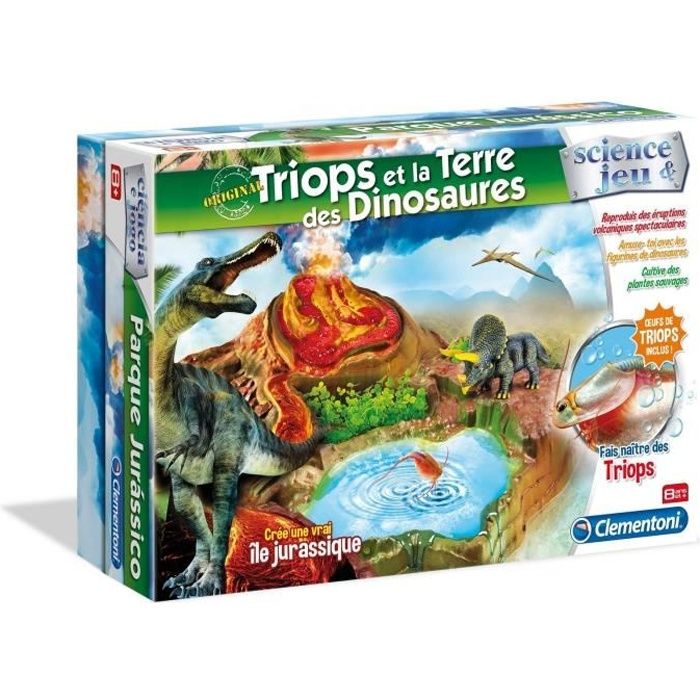 Clementoni Science Jeu Triops La Terre Des Dinosaures Jeu Scientifique Achat Vente Nature Animaux Cdiscount