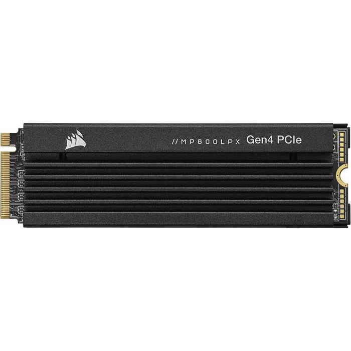 Corsair MP600 Pro LPX 1TB M.2 NVMe PCIe x4 Gen4 SSD - Optimise pour La PS5 (Jusqua 7,100MB/sec Lecture Sequentielle Ultrarapi