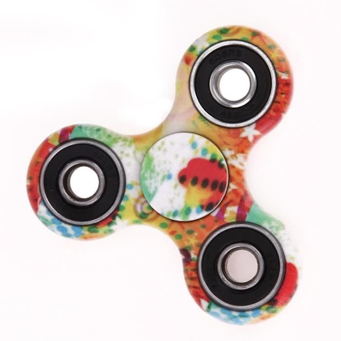 Hand Spinner EDC Fidget Spinner Metal Rainbow Spiner Anti-Anxiety Toy ...