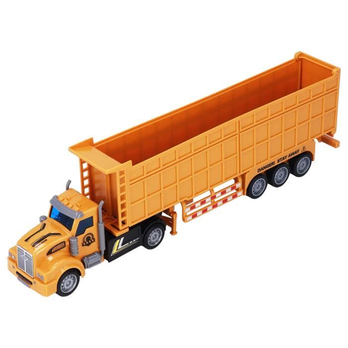 Camion de Transport - - Pliable Double Couche - 12 Voitures en Alliage - Jouet Enfant Garçon
