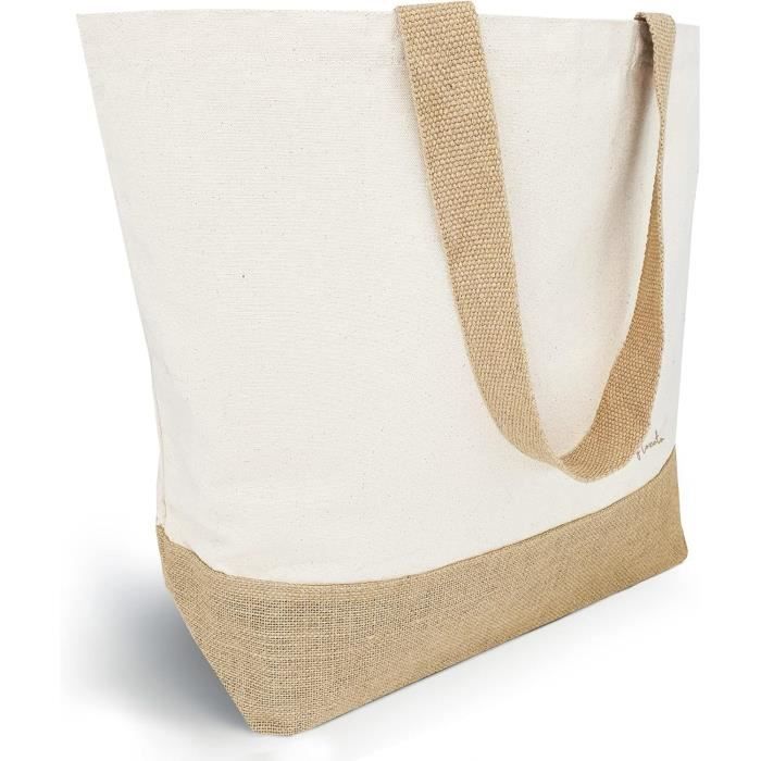 W106Y Tote Bag Personnalisé Sac De Toile Cabas Sac - France