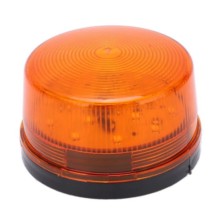 Voyant Avertissement DEL 3 Couches 24VDC - Feu Circulation Industriel Pliable Rouge Orange Vert