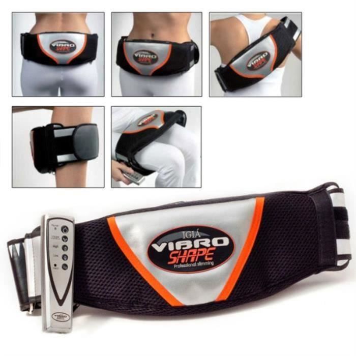 Ceinture Amincissante Vibrante Chauffante Professionnelle Vibro Shape