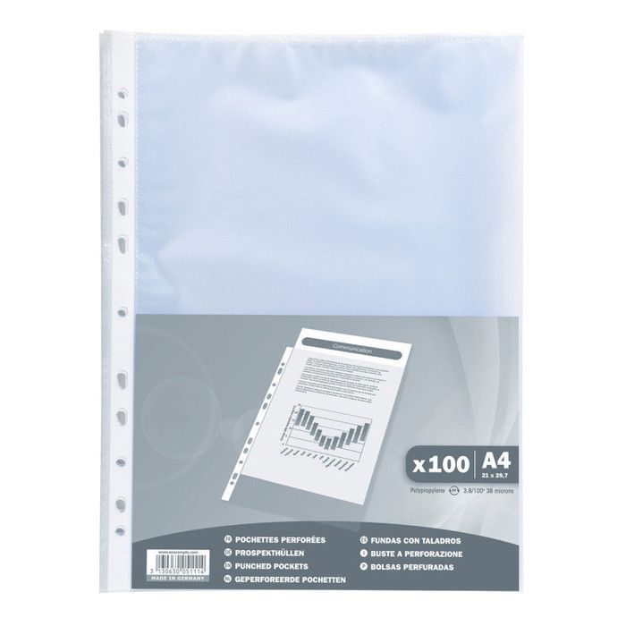 pochette transparente grand format