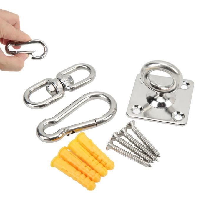 Kit De Suspension Pour Chaise Hamac Avec Ressort Et Goupille - Installation Facile Pour Hamac, Balançoire, Chaise œuf - 9