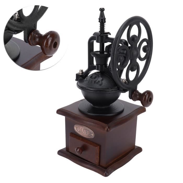 Récipient Verre 65g ADE Moulin à Café Manuel KG2000 - Broyeur Céramique Réglable - Capacité 65g (5-6 Tasses) - Pour Expresso, Filtre Ou Cafetière à Piston
