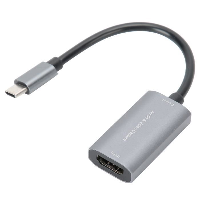 Carte Capture Vidéo HDMI 4K USB 3.0 - Sans Délai, Micro Inclus, Compatible PS5, Xbox, Streaming Live