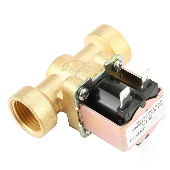 Électrovanne Miniature 12V Pour Eau - Normalement Fermée - Parfaite Pour Systèmes D'arrosage Automatique DIY