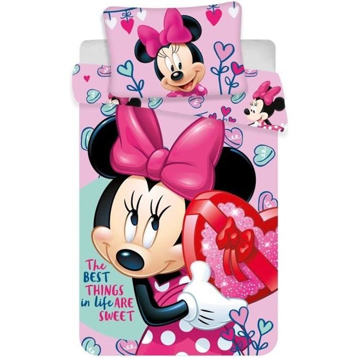 Disney Minnie Mouse Parure De Lit Pour Bebe 100 135 40 60 Cdiscount Maison Disney Minnie Mouse Parure De Lit Pour Bebe 100 135 40 60 Cdiscount Maison