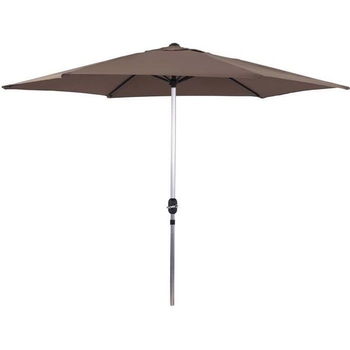 Parasol jardin droit Alu \