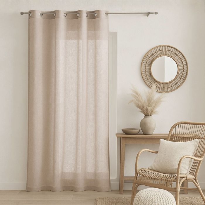 Rideau Stof Bea Terracotta 140x260cm - 100% Polyester Design Intemporel