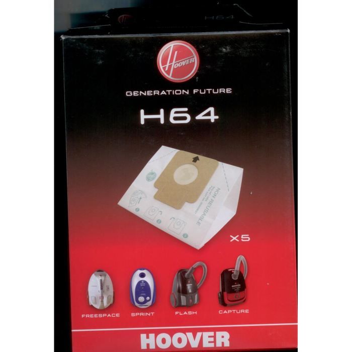 HOOVER H64 - 5 sacs HOOVER originaux