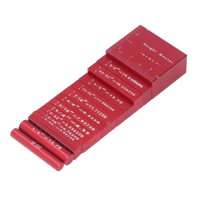 Disques Inserts Pour Jauges De Hauteur - Rainure 10 Mm - Pour Mesure De Profondeur Et Hauteur